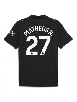 Manchester City Matheus Nunes #27 Replika Borta Kläder 2025-26 Kortärmad